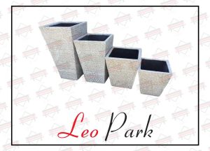 گلدان بتنی ساده