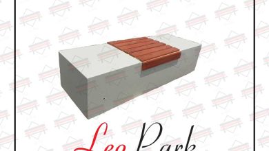 نیمکت بتنی شهری