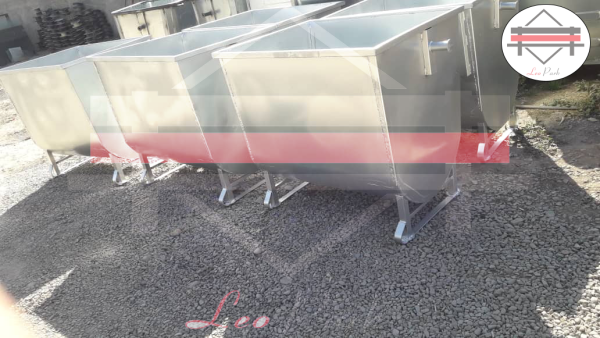 سطل زباله1100 لیتری گالوانیزه - تصویر 5