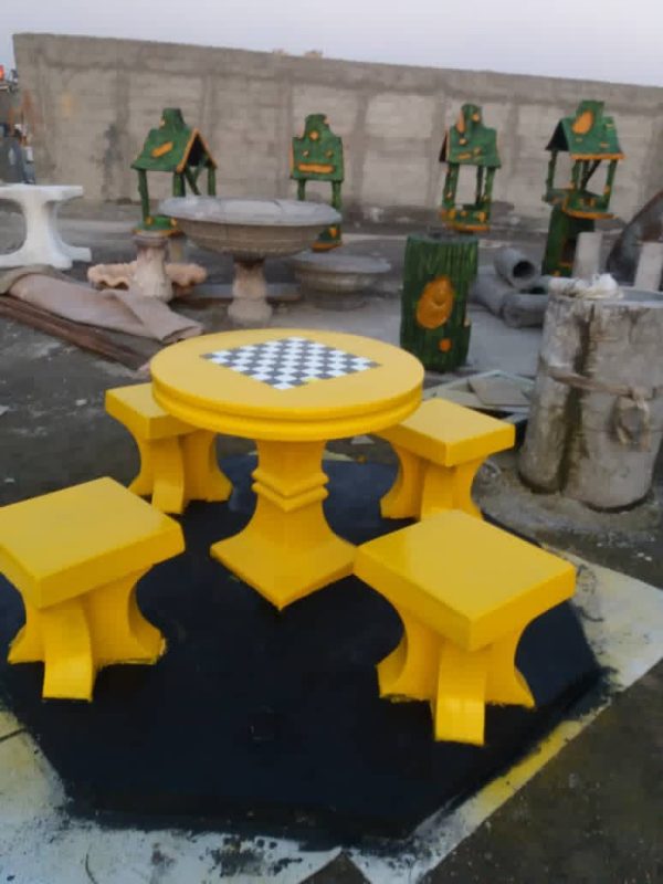 میز شطرنج بتنی کد 104