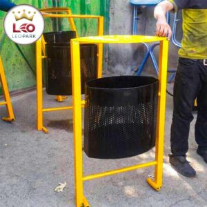 سطل زباله فلزی توری 1 متری