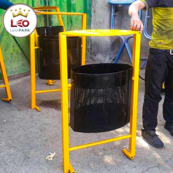 سطل زباله فلزی توری 1 متری