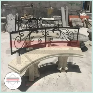 نیمکت بتنی پارکی کلاسیک