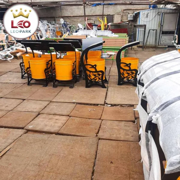 تولید انبوه سطل زباله پارکی برش CNC