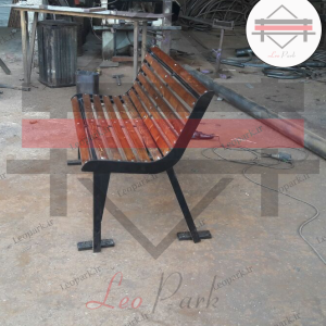 نیمکت چوبی فلزی پارک