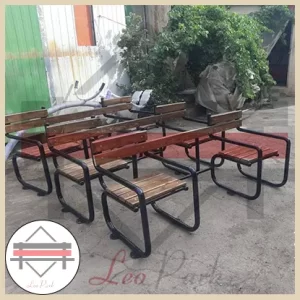 نیمکت طرح چوب