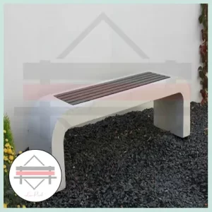 نیمکت بتنی ساده