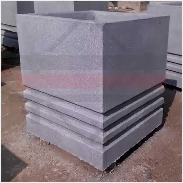 گلدان بتنی سه خط مربعی - تصویر 2