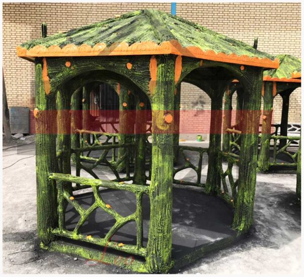 آلاچیق طرح چوب کوچک