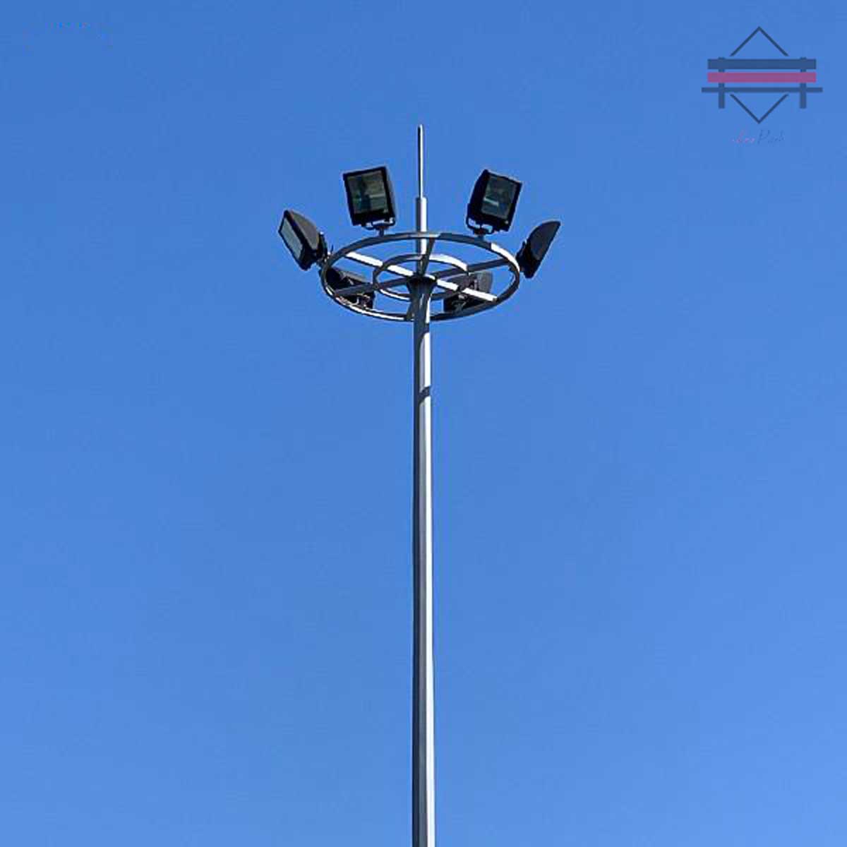 برج نوری 12 متری مناسب برای روشنایی مناطق وسیع