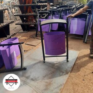 سطل زباله فلزی پارکیNT22