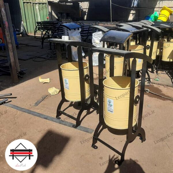 سطل زباله فلزی شهری NT39