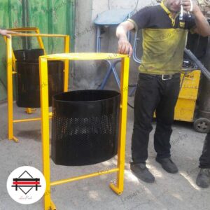 سطل زباله فلزی پارکی NT21