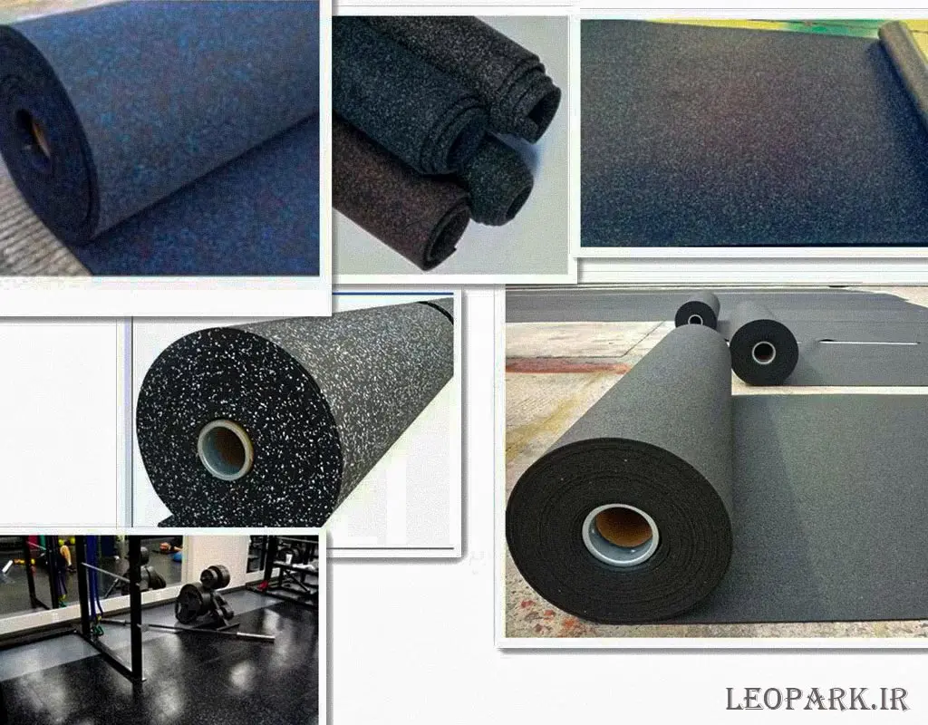 انواع گفپوش گرانولی پلاستیکی در ضخامت و رنگ های متنوع