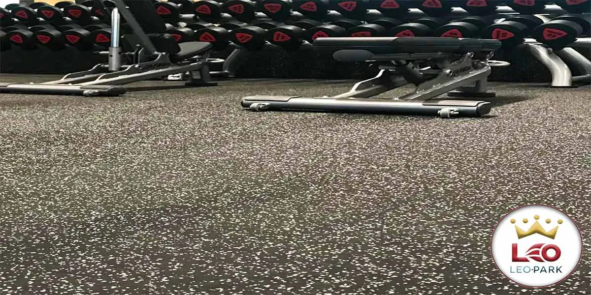 کفپوش گرانولی رولی EPDM در سالن بدنسازی