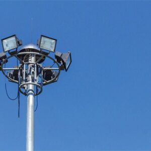 دکل روشنایی با پوشش گالوانیزه