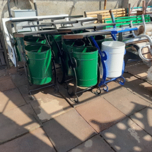 سطل زباله باغی برش CNC