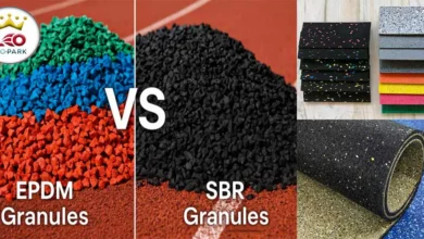 مقایسه کفپوش گرانولی EPDM و SBR
