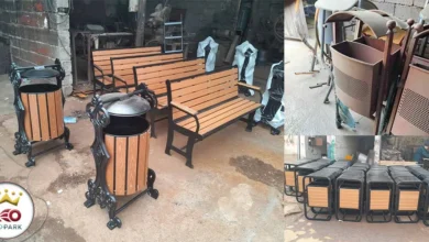 انواع سطل زباله باغی در ابعاد و مدل های مختلف