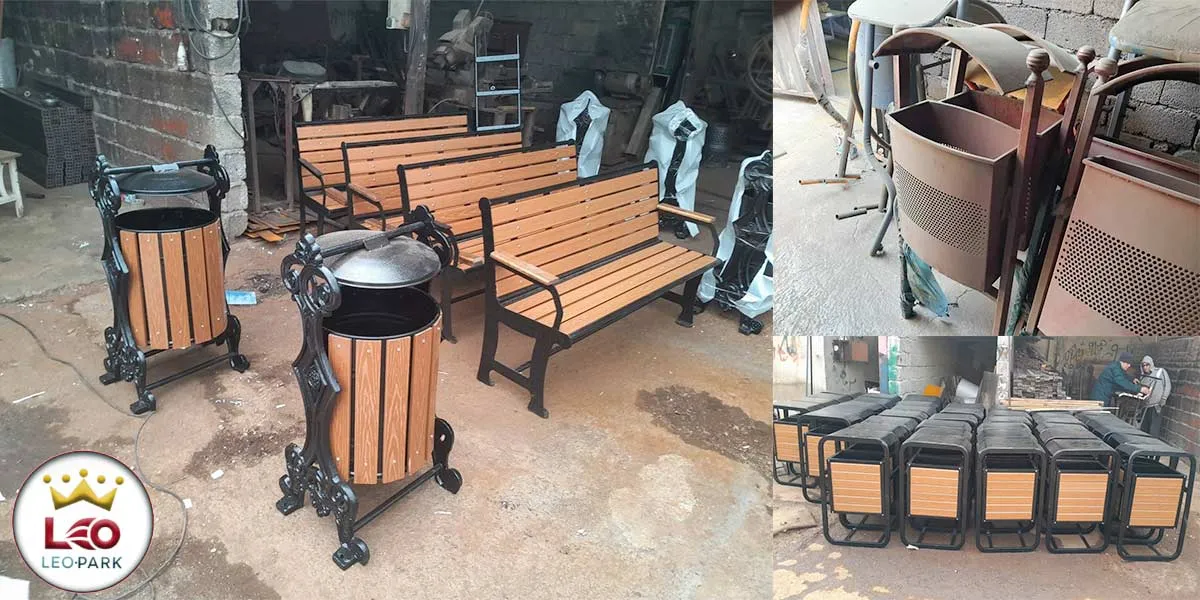 انواع سطل زباله باغی در ابعاد و مدل های مختلف