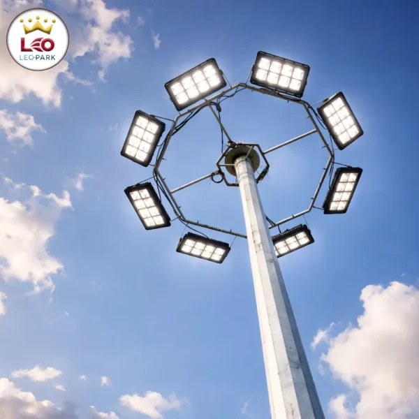 برج نوری ۹ متری برقی با 8 پروژکتور