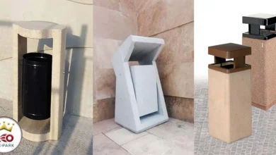 سطل بتنی سایبان دار